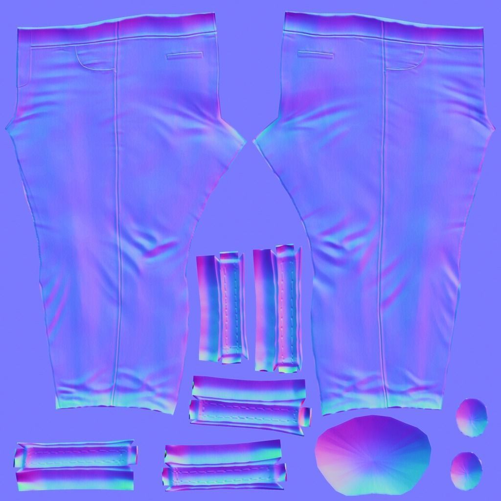 Female model realistic RIGGED character  Low-poly 3D model_12