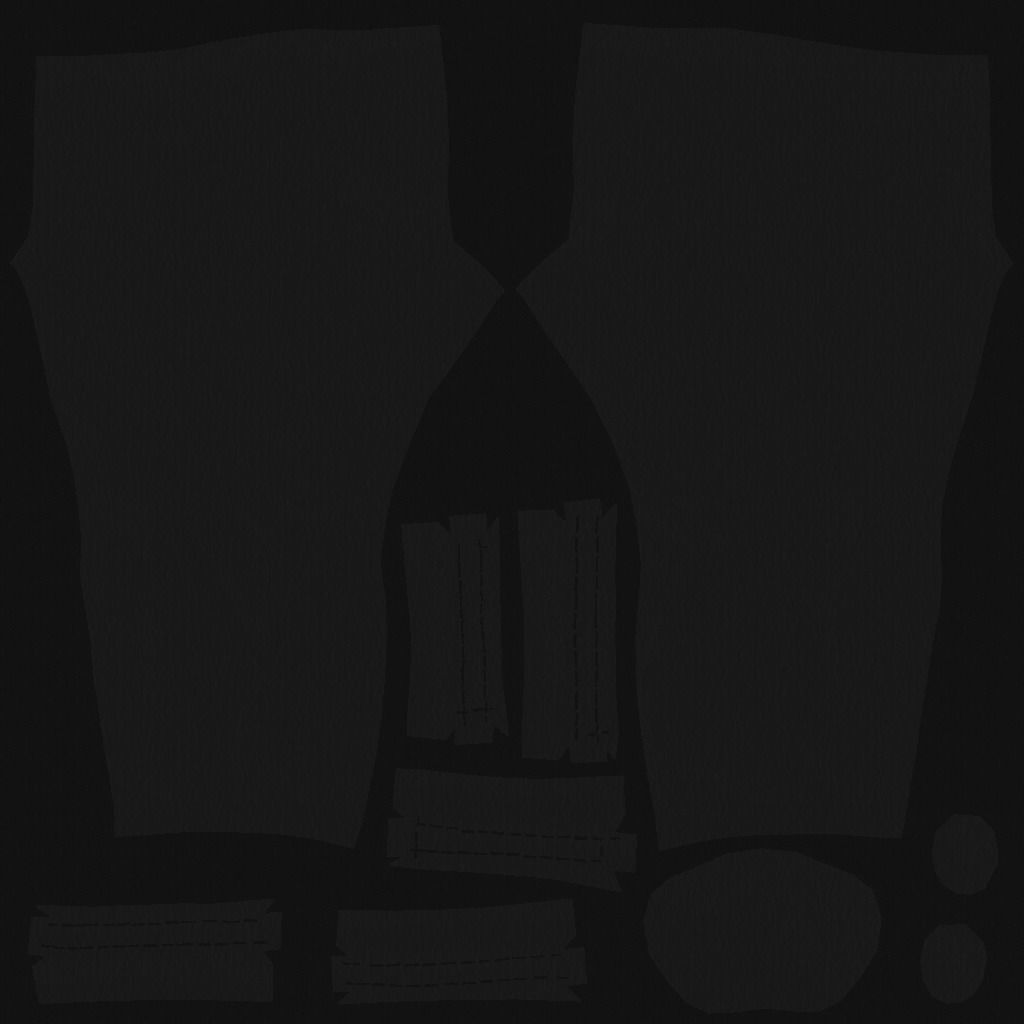 Female model realistic RIGGED character  Low-poly 3D model_11