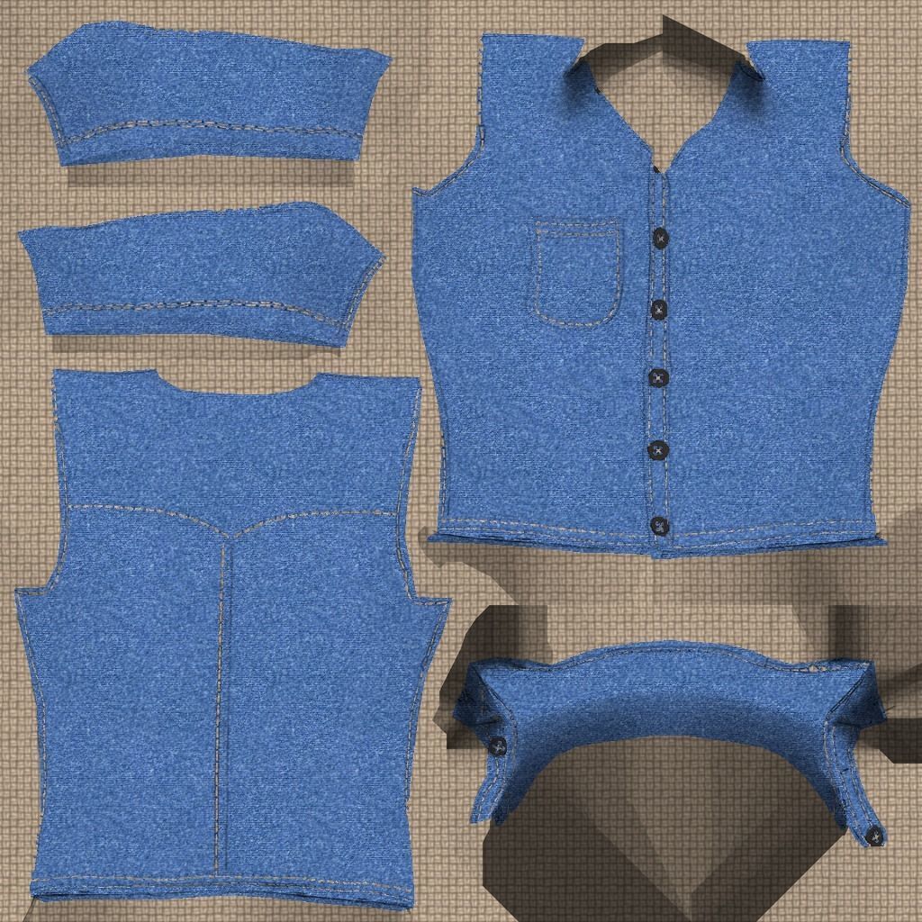 Female model realistic RIGGED character  Low-poly 3D model_22