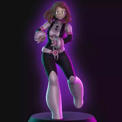 Ochako Uraraka - My  Hero Academia V2 3D print model