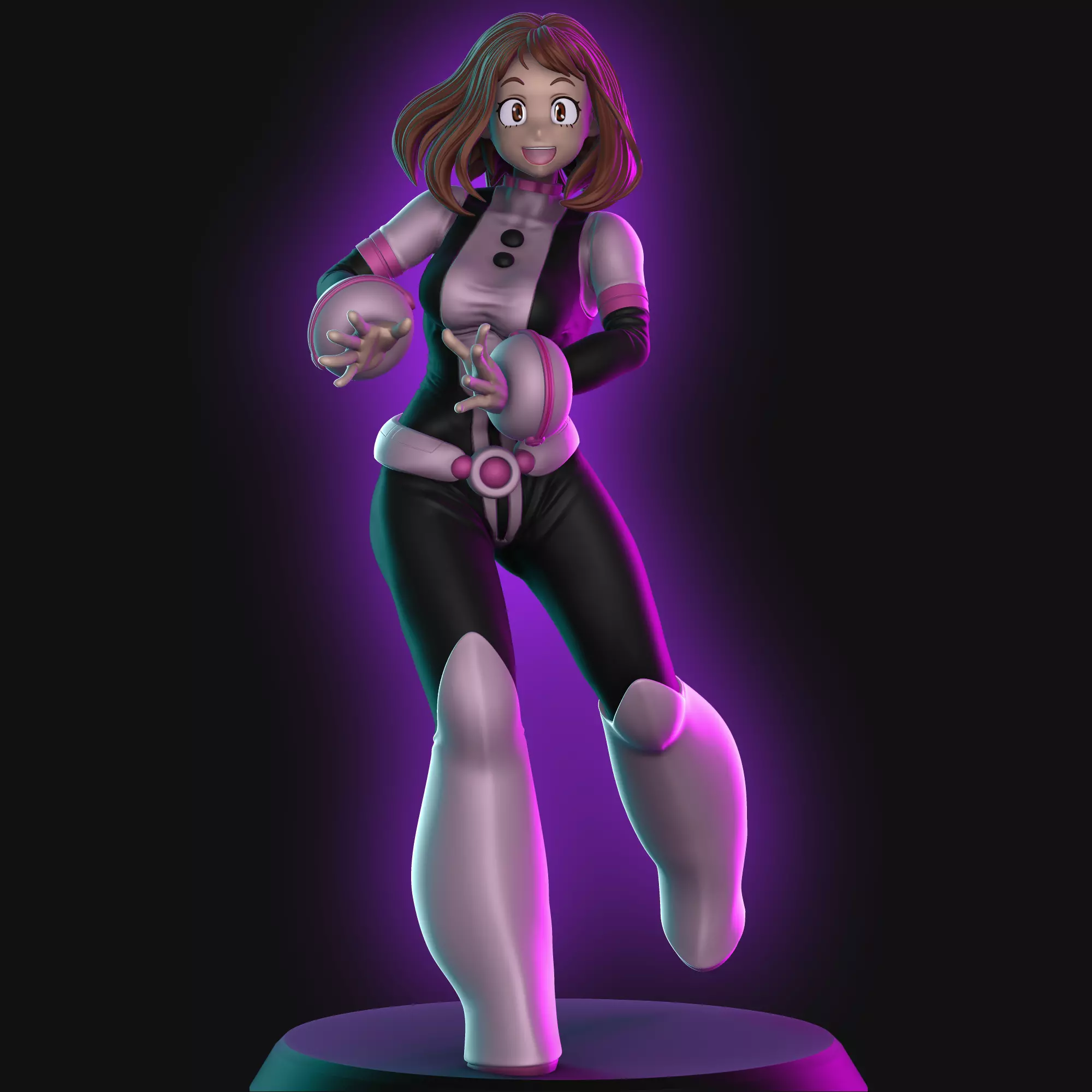Ochako Uraraka - My  Hero Academia V2 3D print model_0