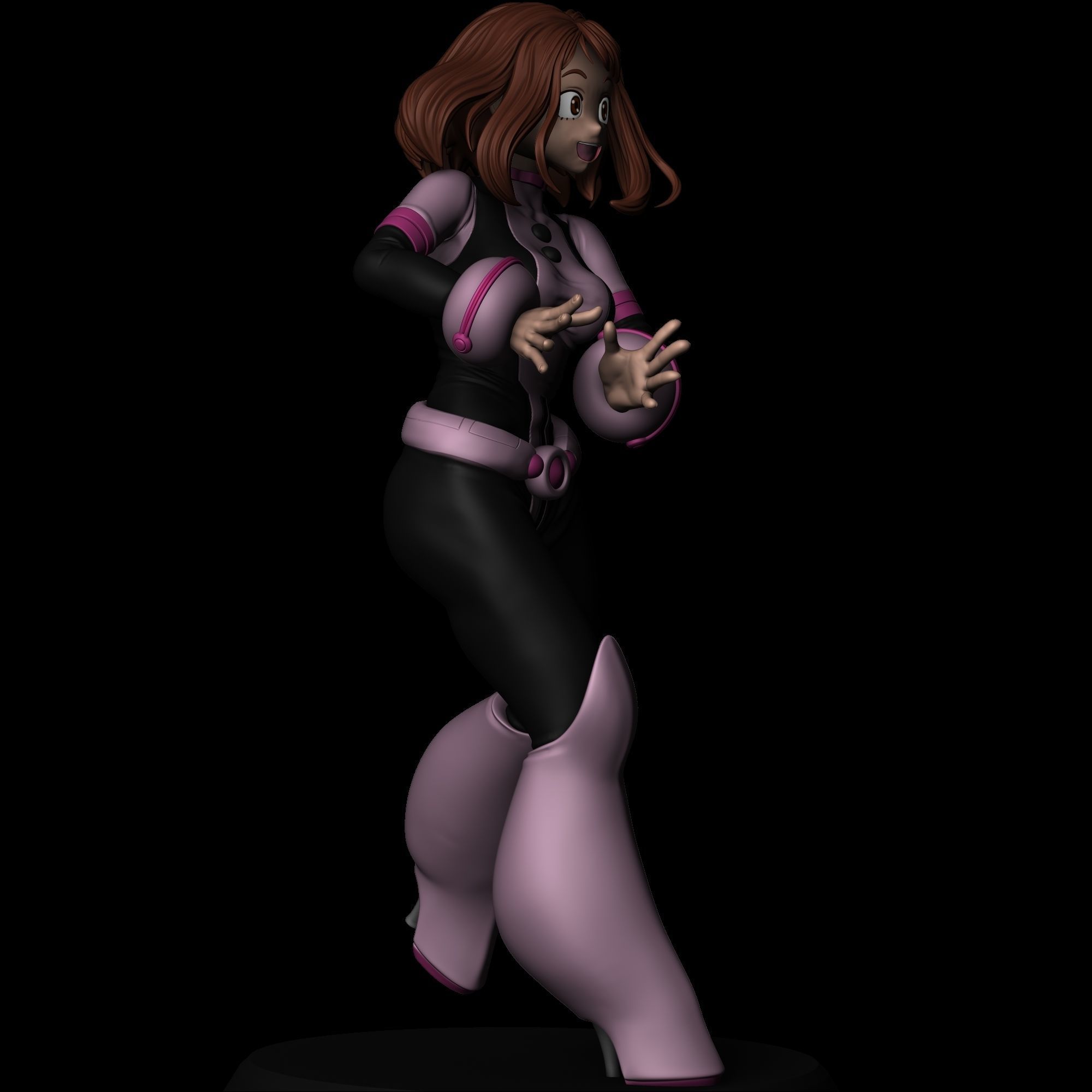 Ochako Uraraka - My  Hero Academia V2 3D print model_2