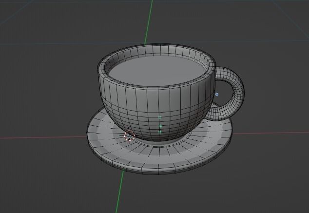 Cup 3d model turkish coffee in - turkish coffee in 3D model_5
