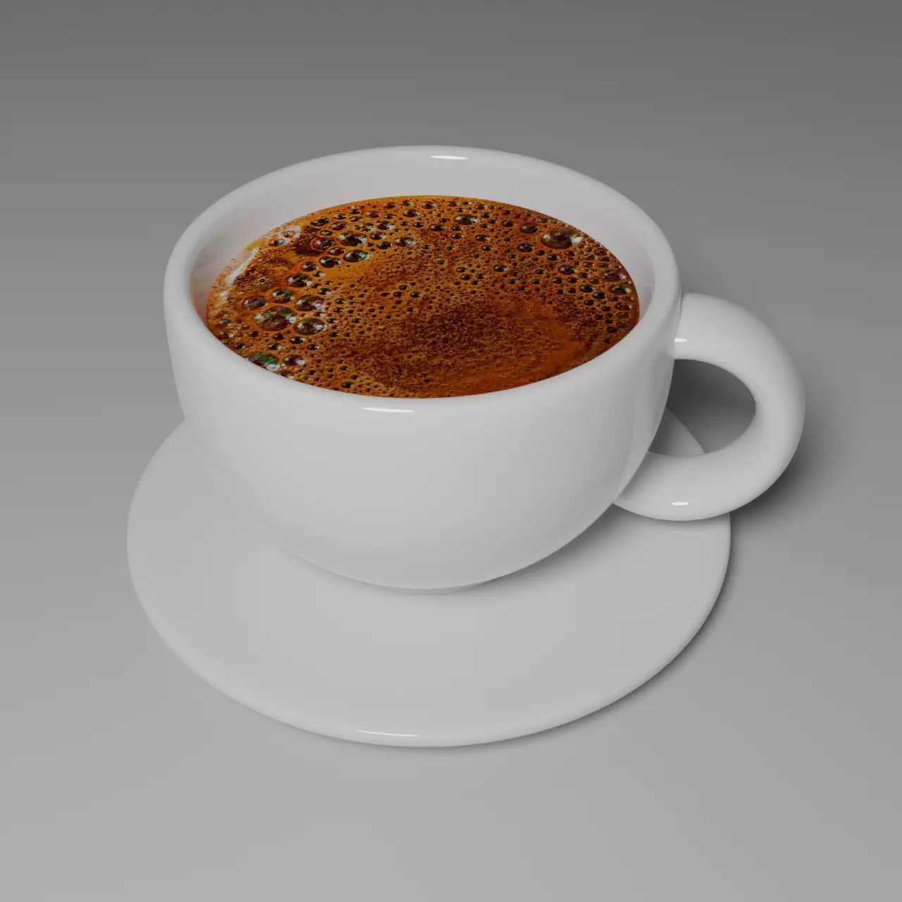Cup 3d model turkish coffee in - turkish coffee in 3D model_0