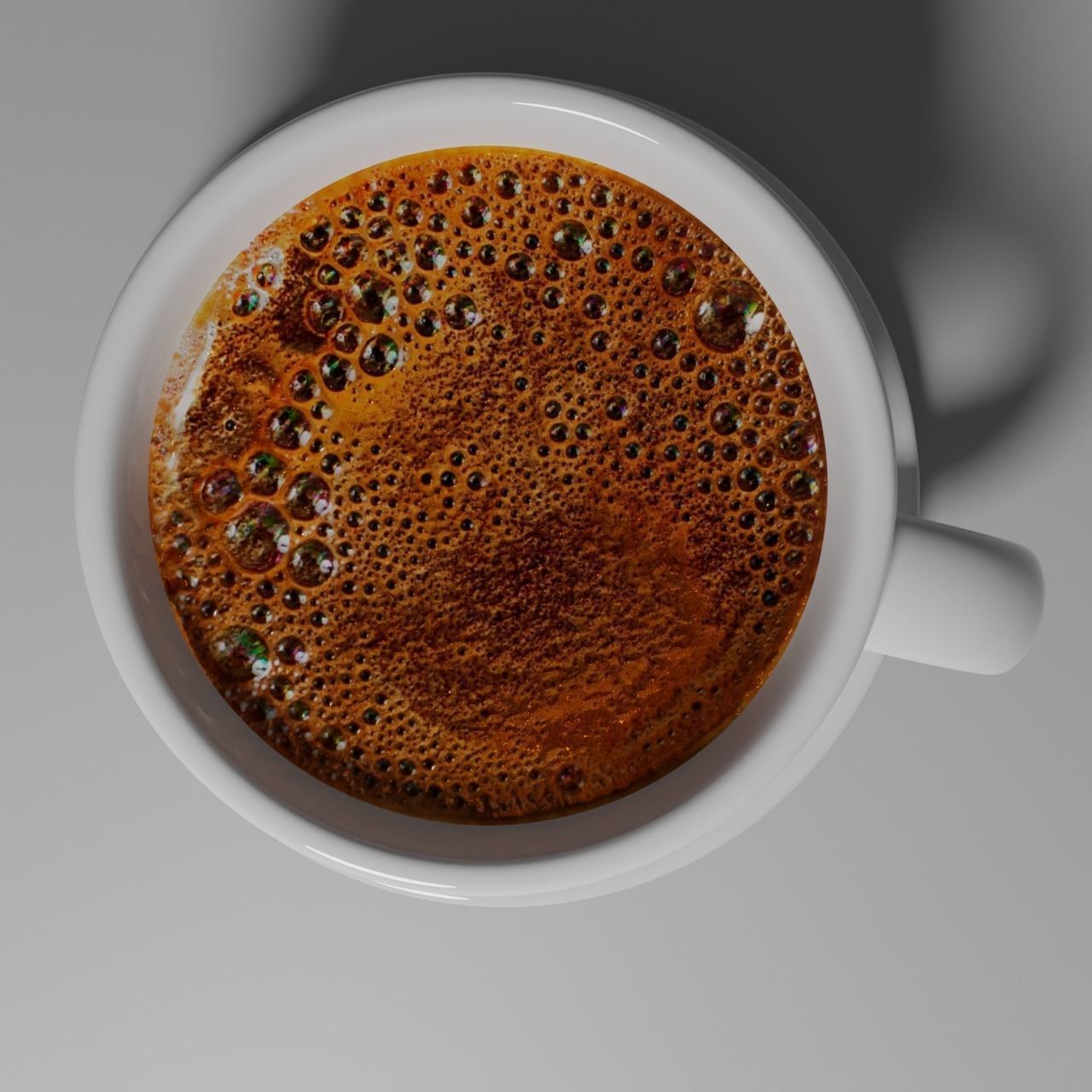 Cup 3d model turkish coffee in - turkish coffee in 3D model_3