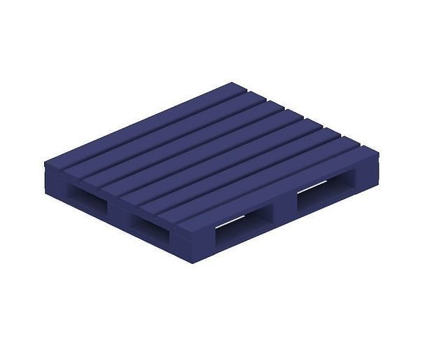 Model Railway Wooden Pallet Crates 3D print model 7