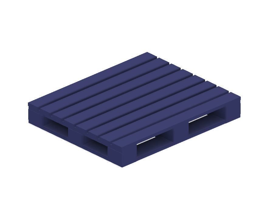 Model Railway Wooden Pallet Crates 3D print model_6
