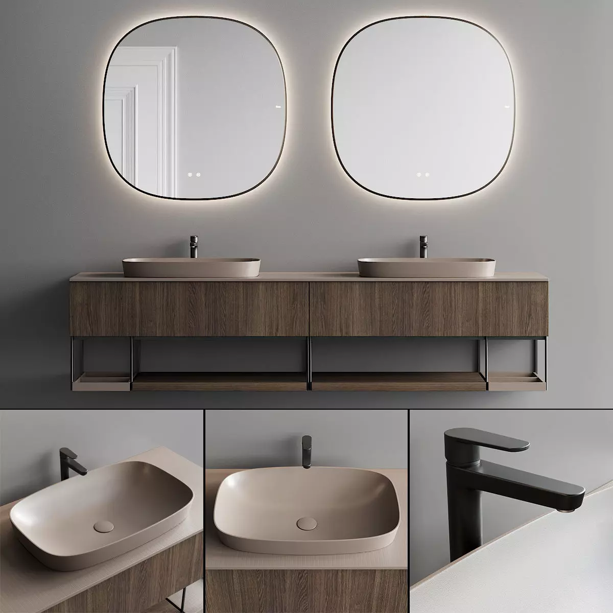 Fiora Sen Vanity Unit Set 2 3D model_0