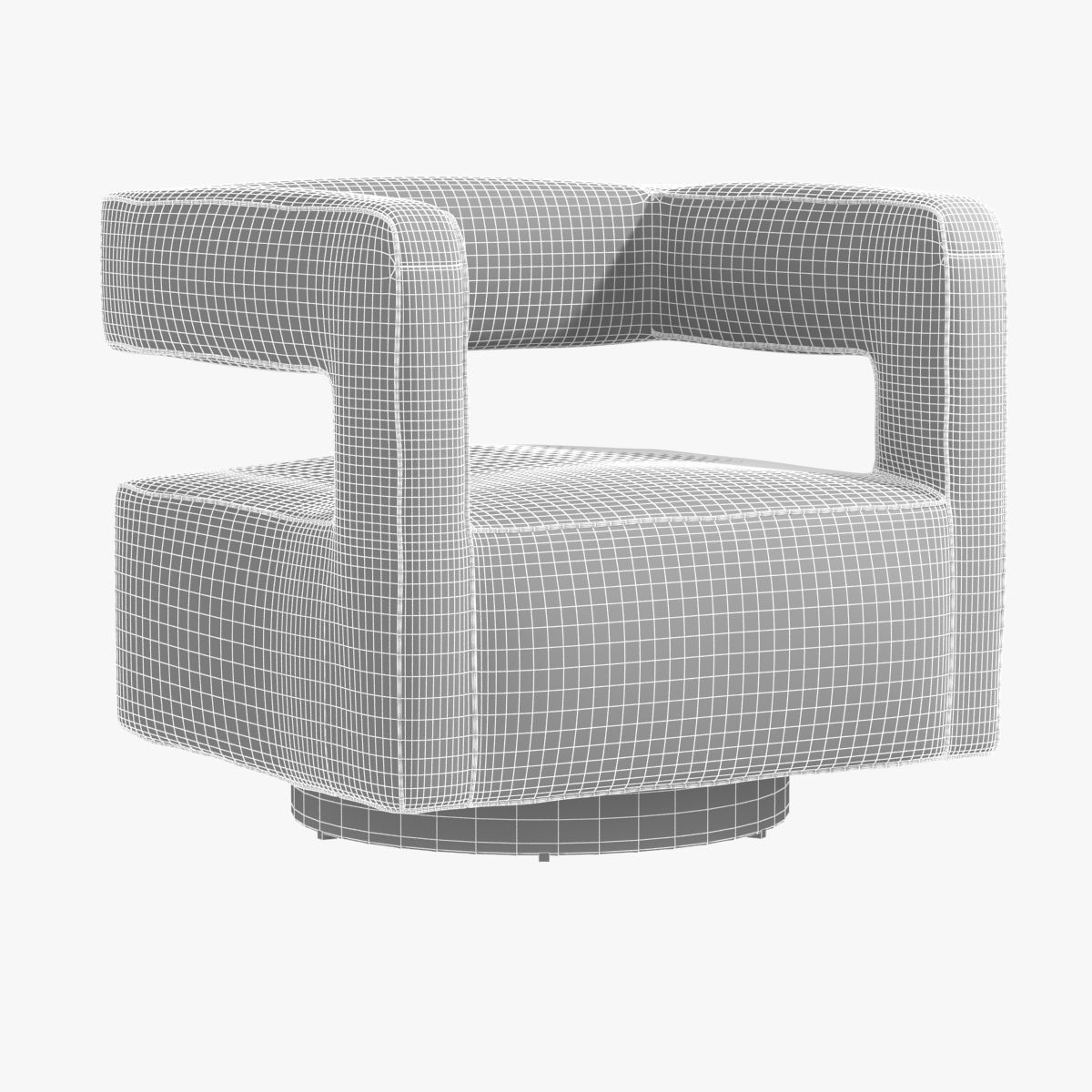 NICO RETURN SWIVEL CHAIR by Mitchell Gold  Bob Williams 3D model_8