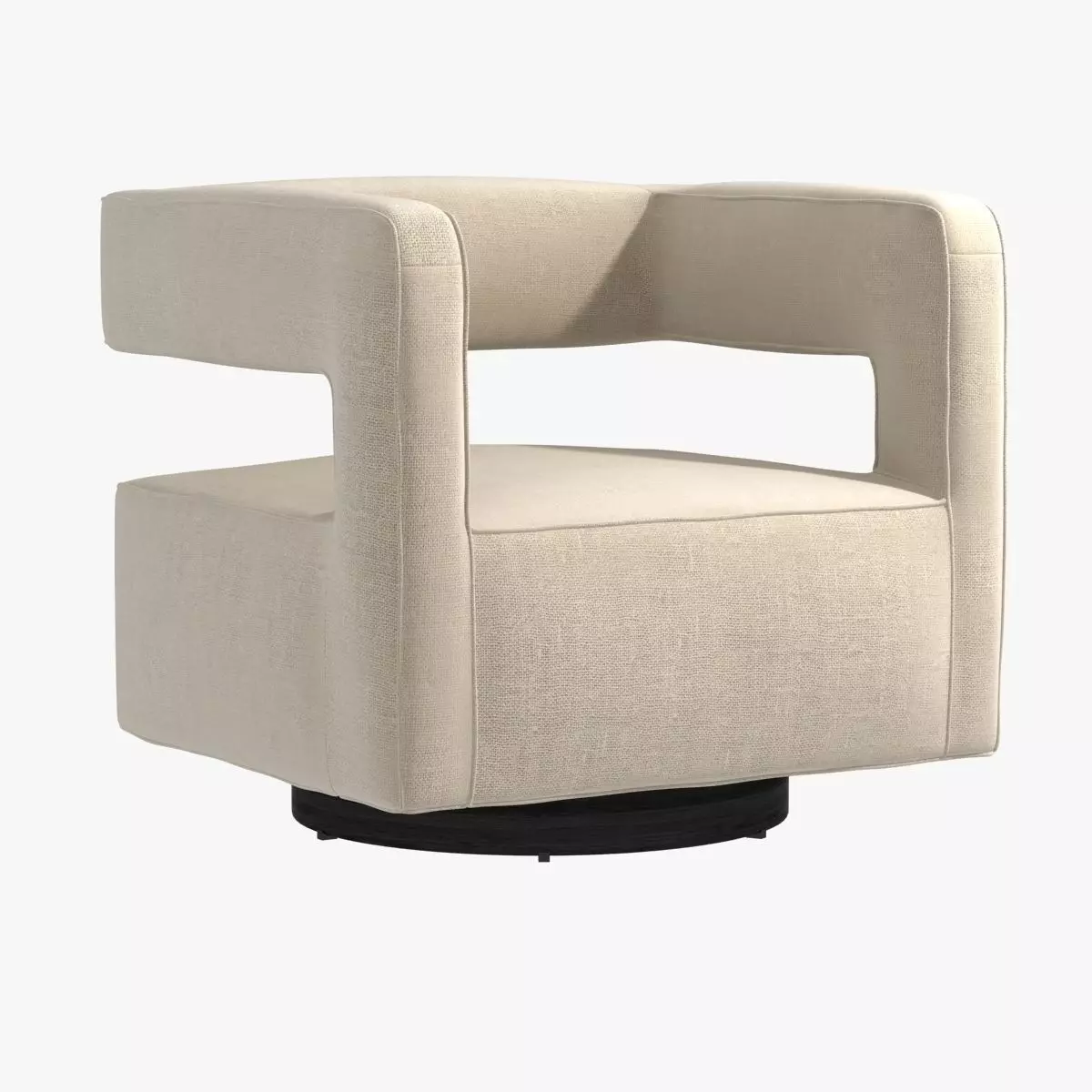 NICO RETURN SWIVEL CHAIR by Mitchell Gold  Bob Williams 3D model_0