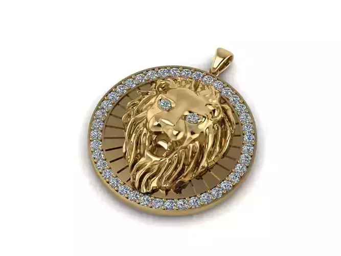 Lion Pendant 315