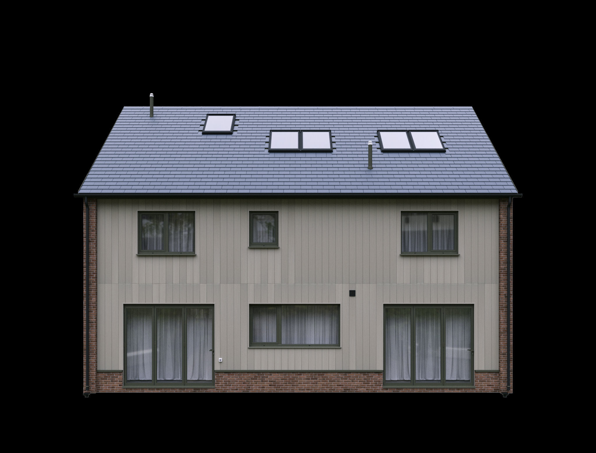 HOUSE PLOT-C1 - octane 3D model_5