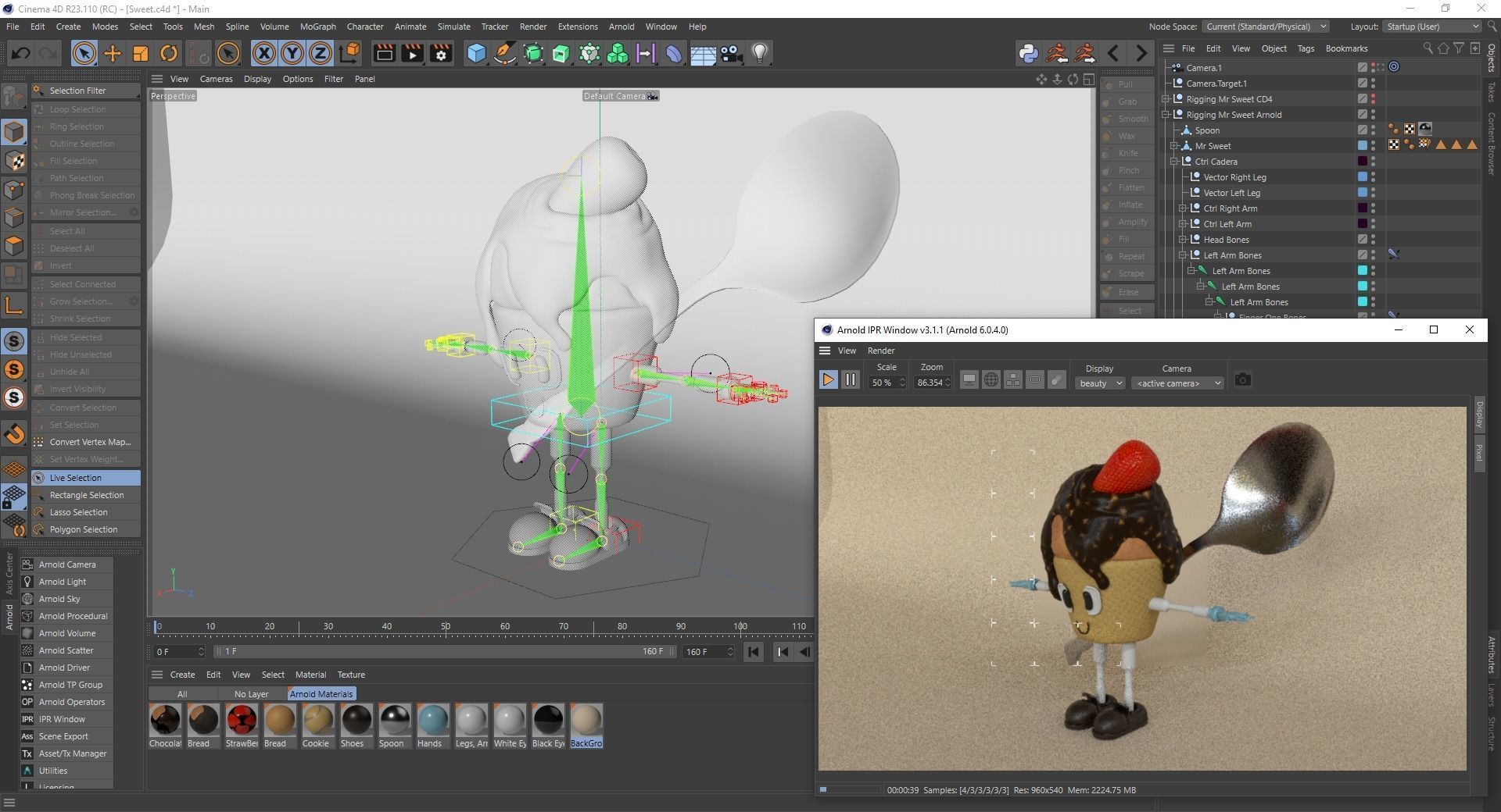 Mr Sweet Low-poly 3D model_17