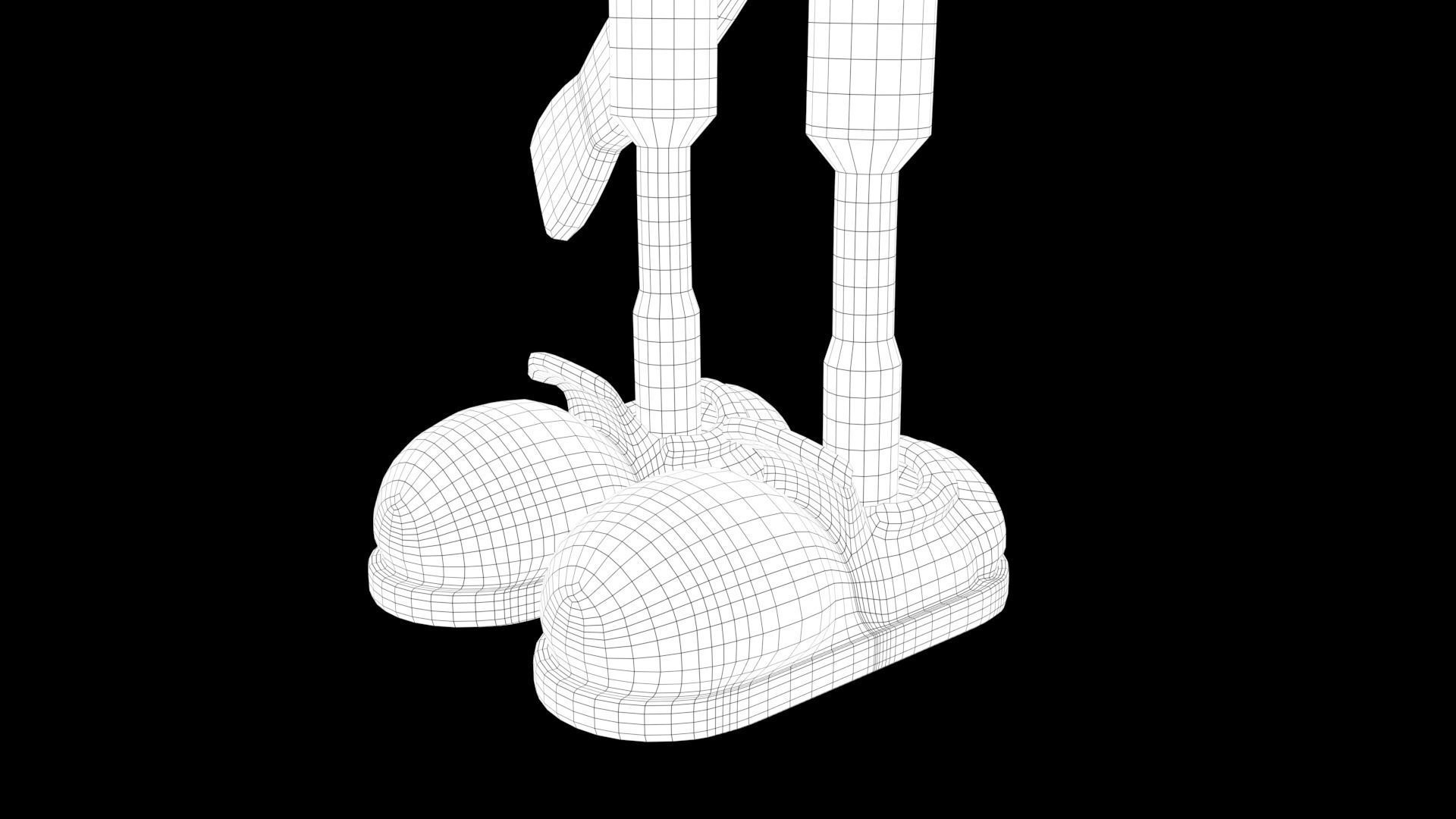 Mr Sweet Low-poly 3D model_13