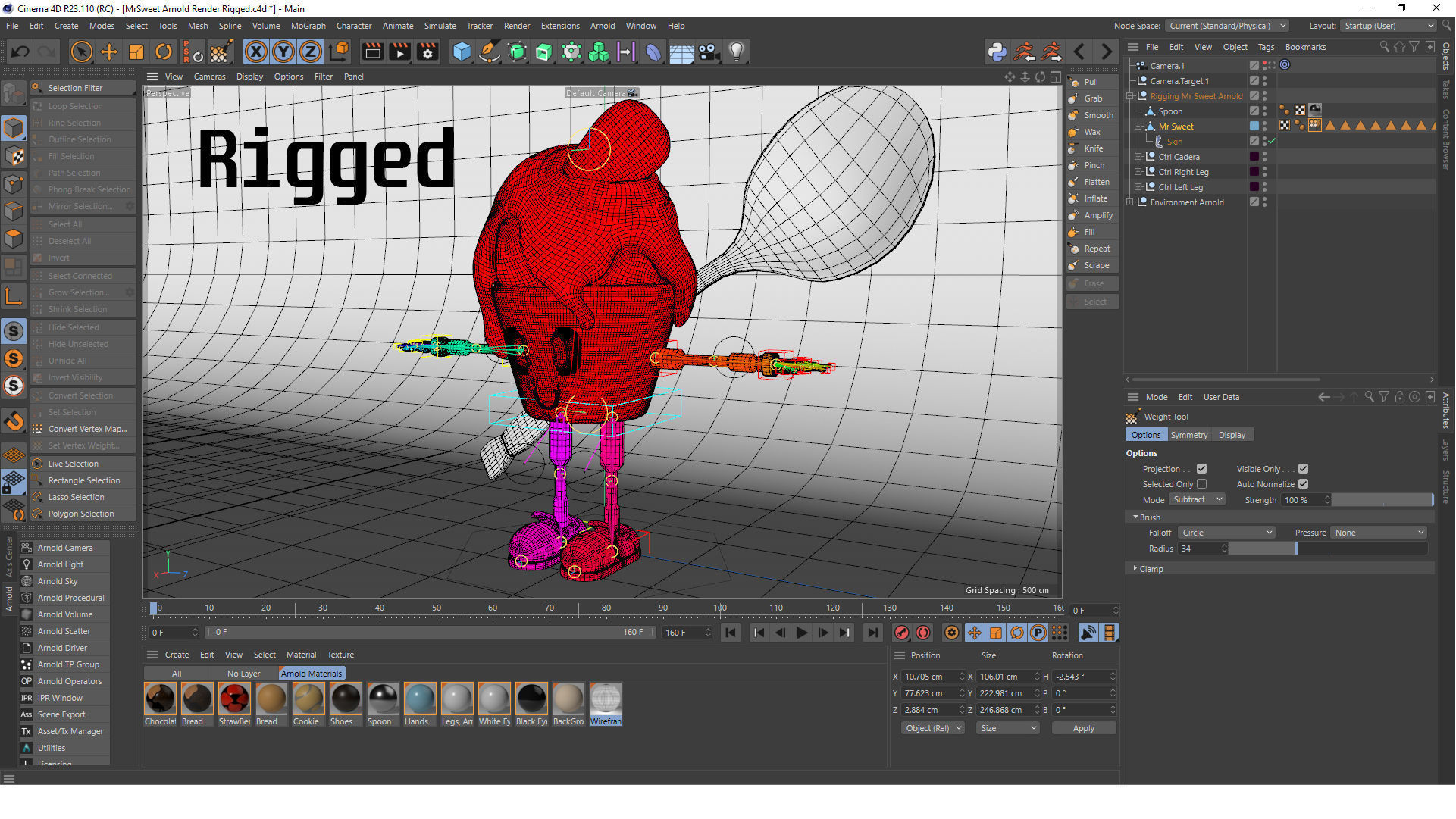 Mr Sweet Low-poly 3D model_16