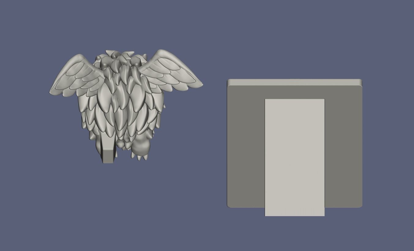 Winged Kuriboh 3D print model_4