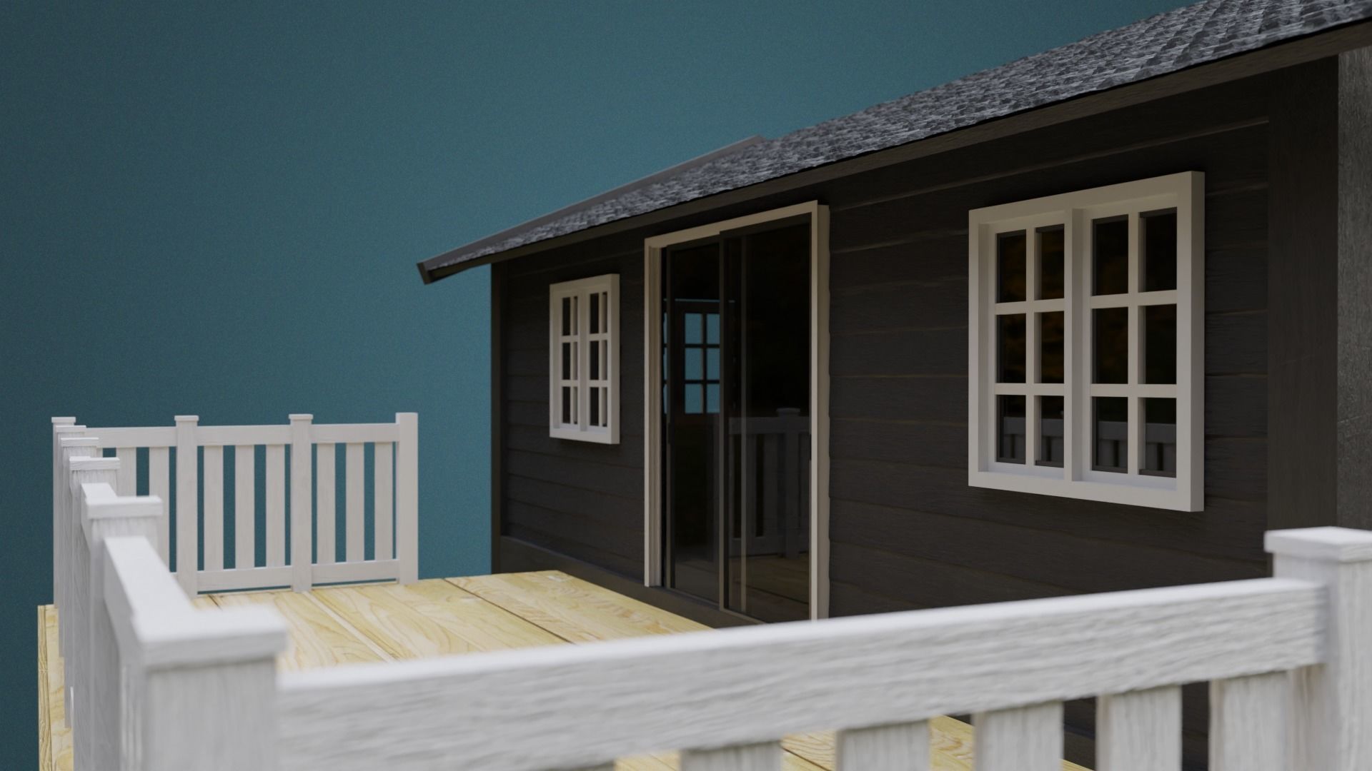  scandinavian house 3D model_11