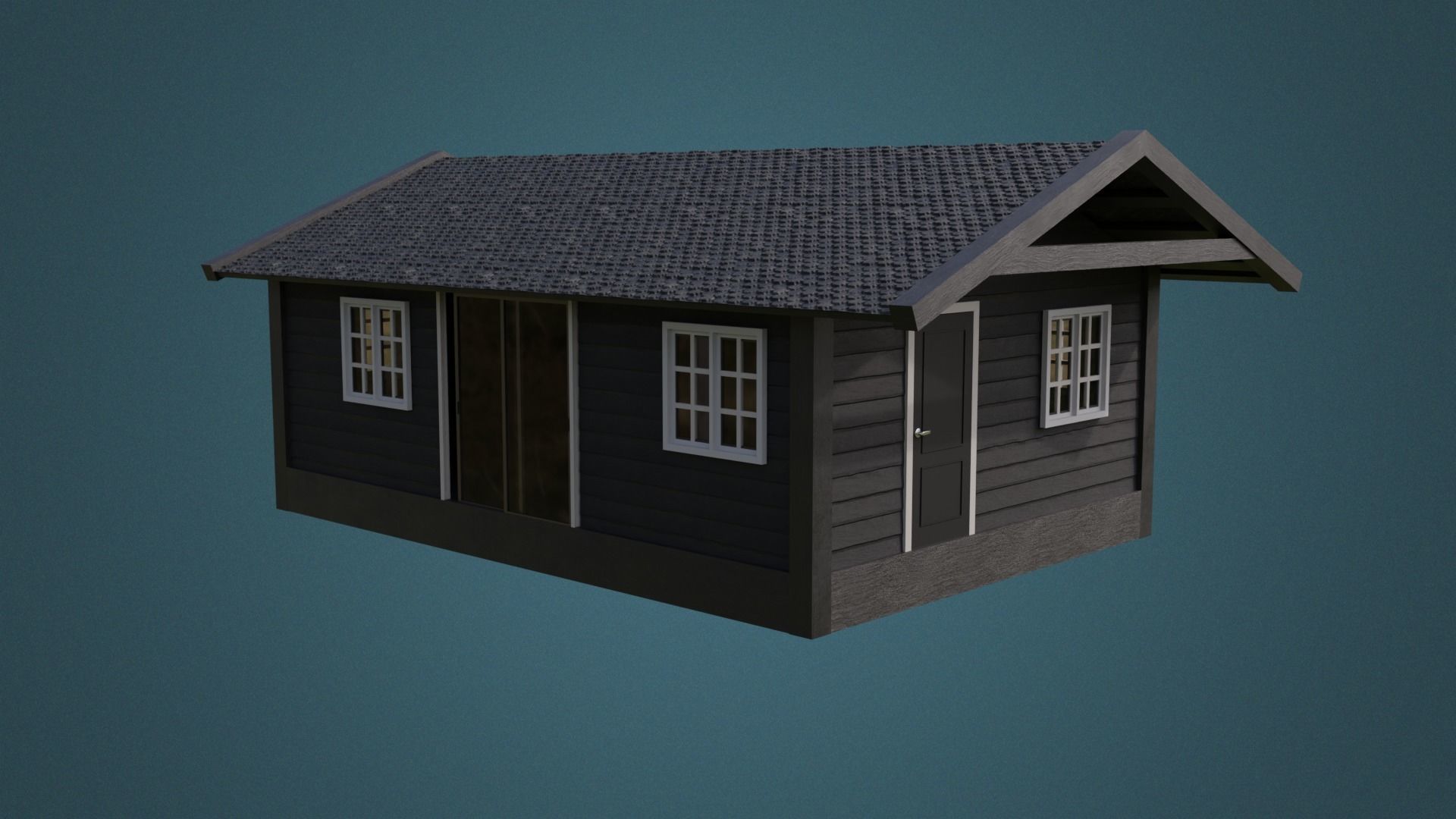  scandinavian house 3D model_15