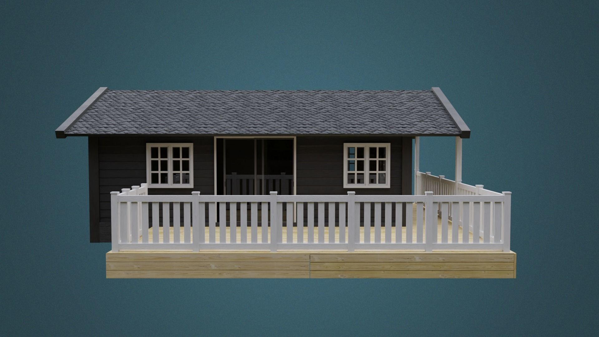  scandinavian house 3D model_9