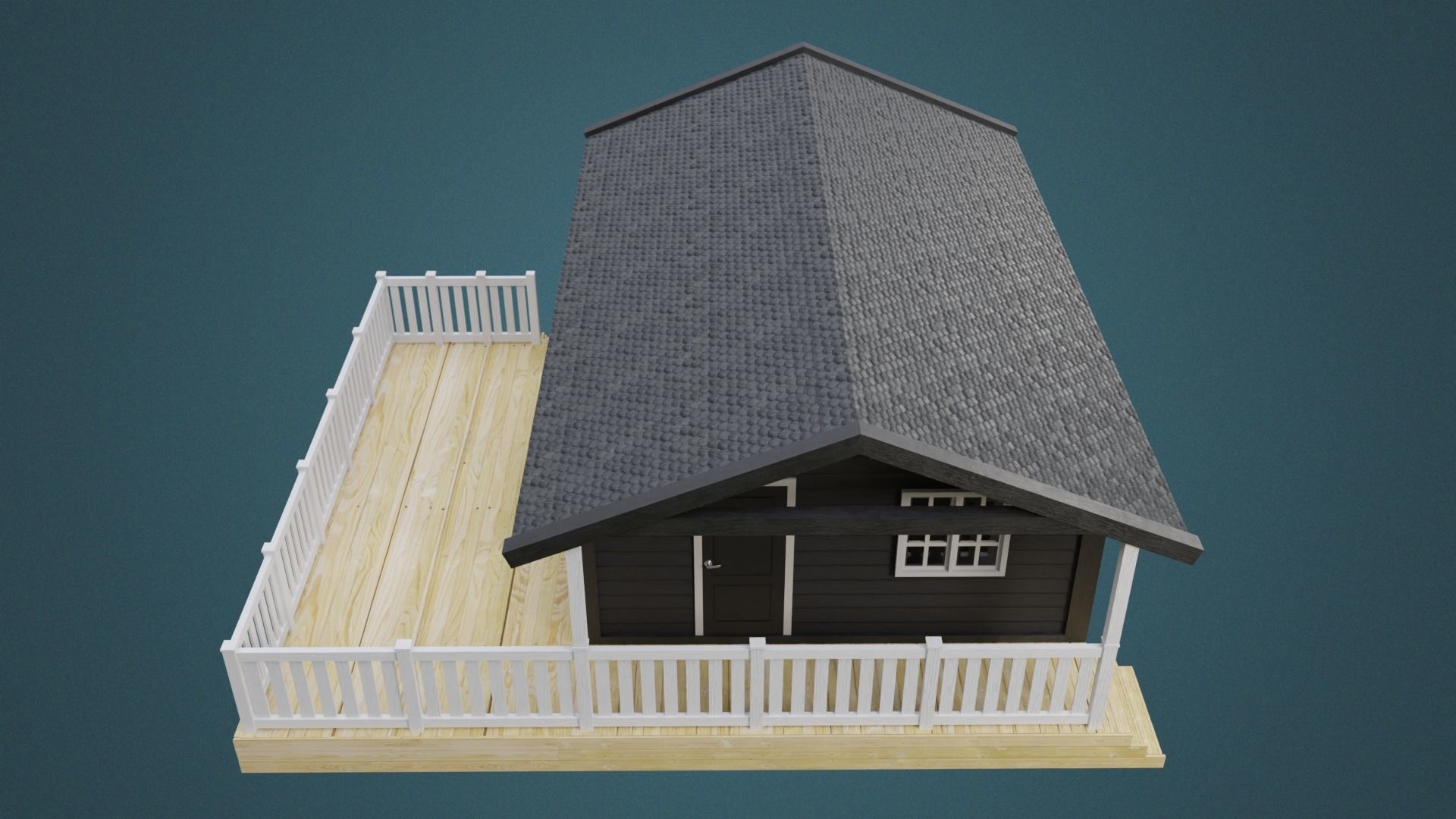  scandinavian house 3D model_10