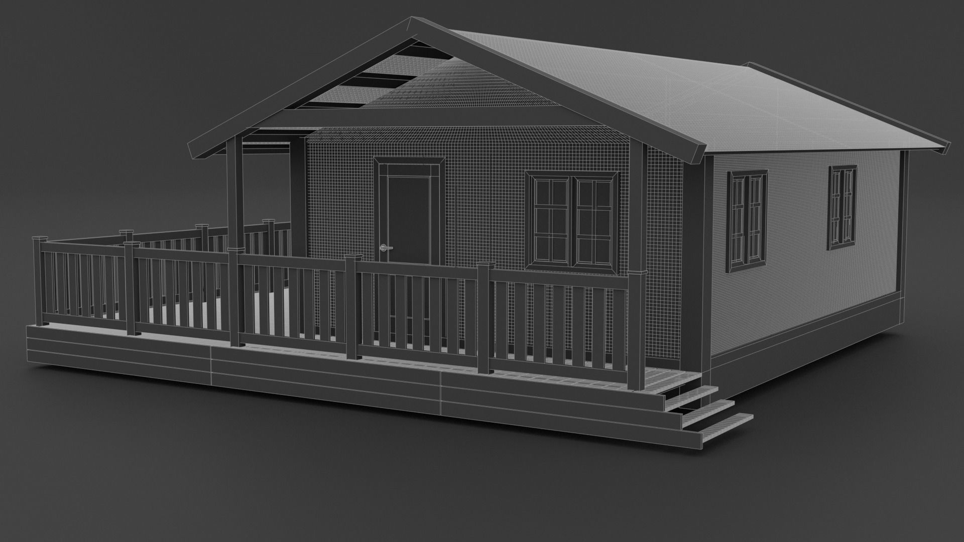  scandinavian house 3D model_17