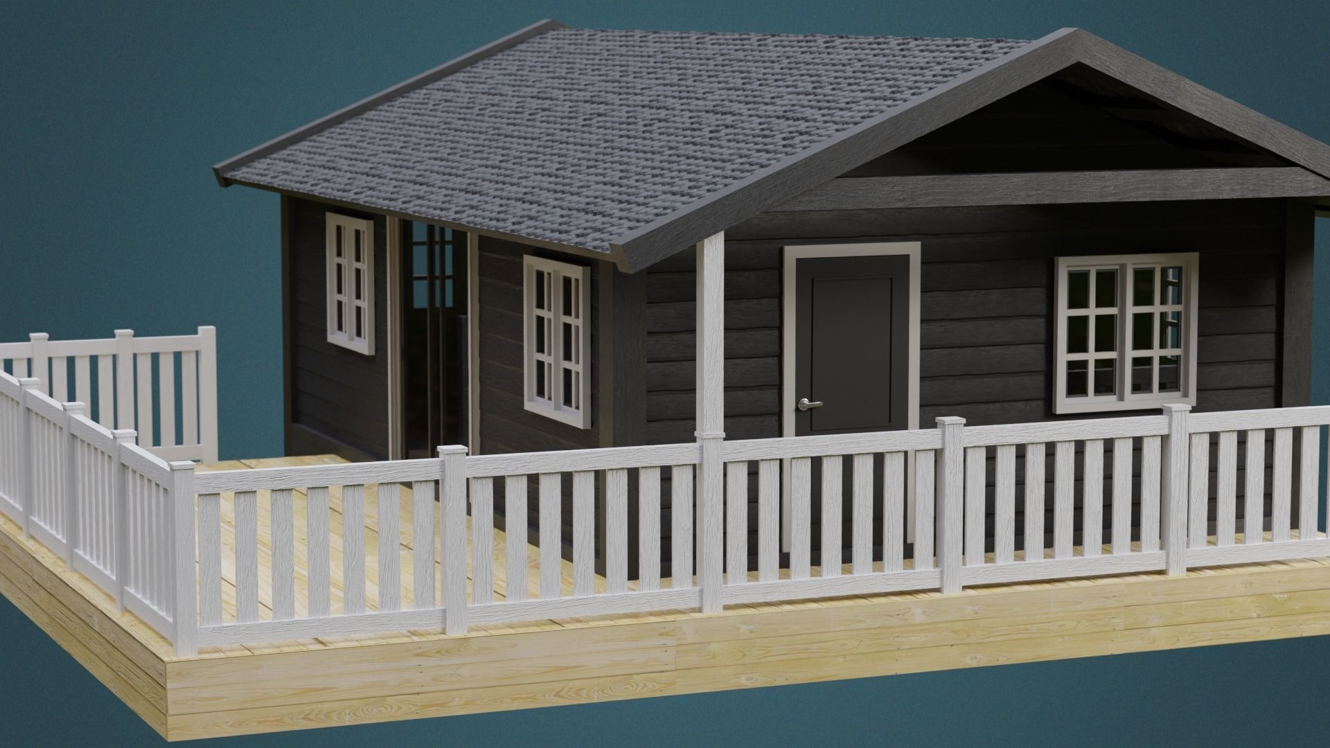  scandinavian house 3D model_12