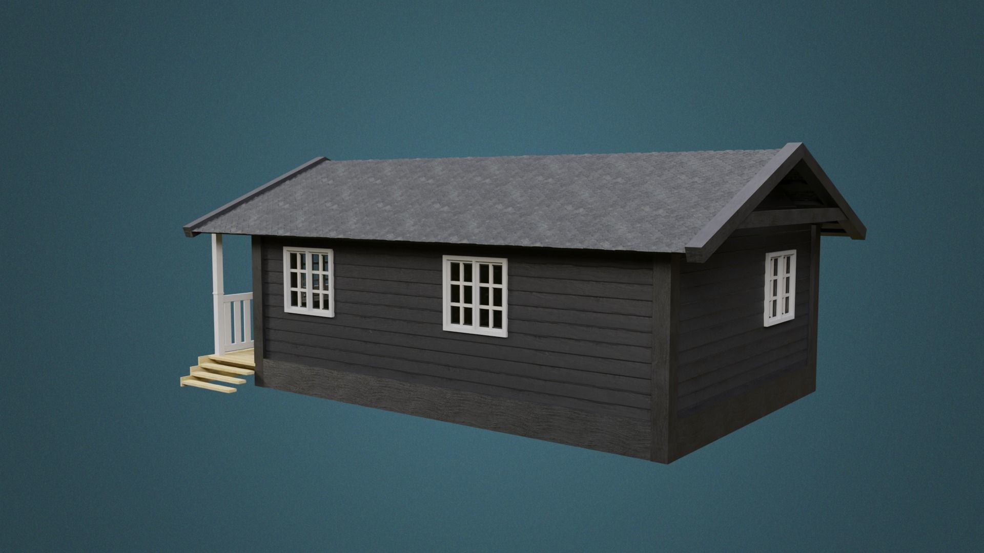  scandinavian house 3D model_8