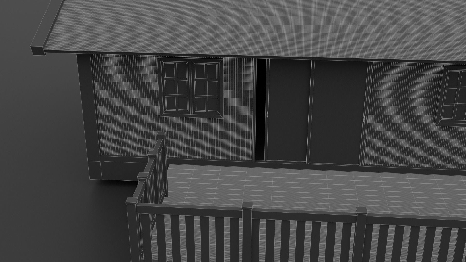  scandinavian house 3D model_19