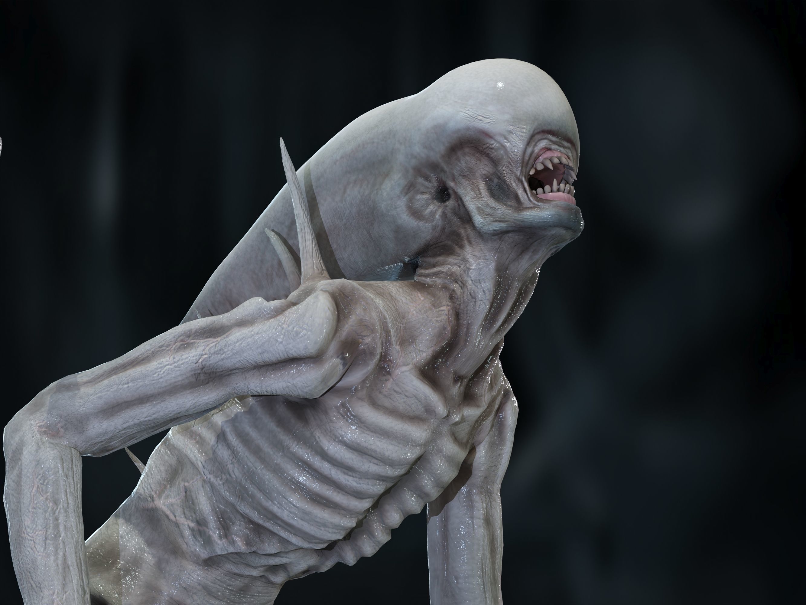 Neomorph Low-poly 3D model_8