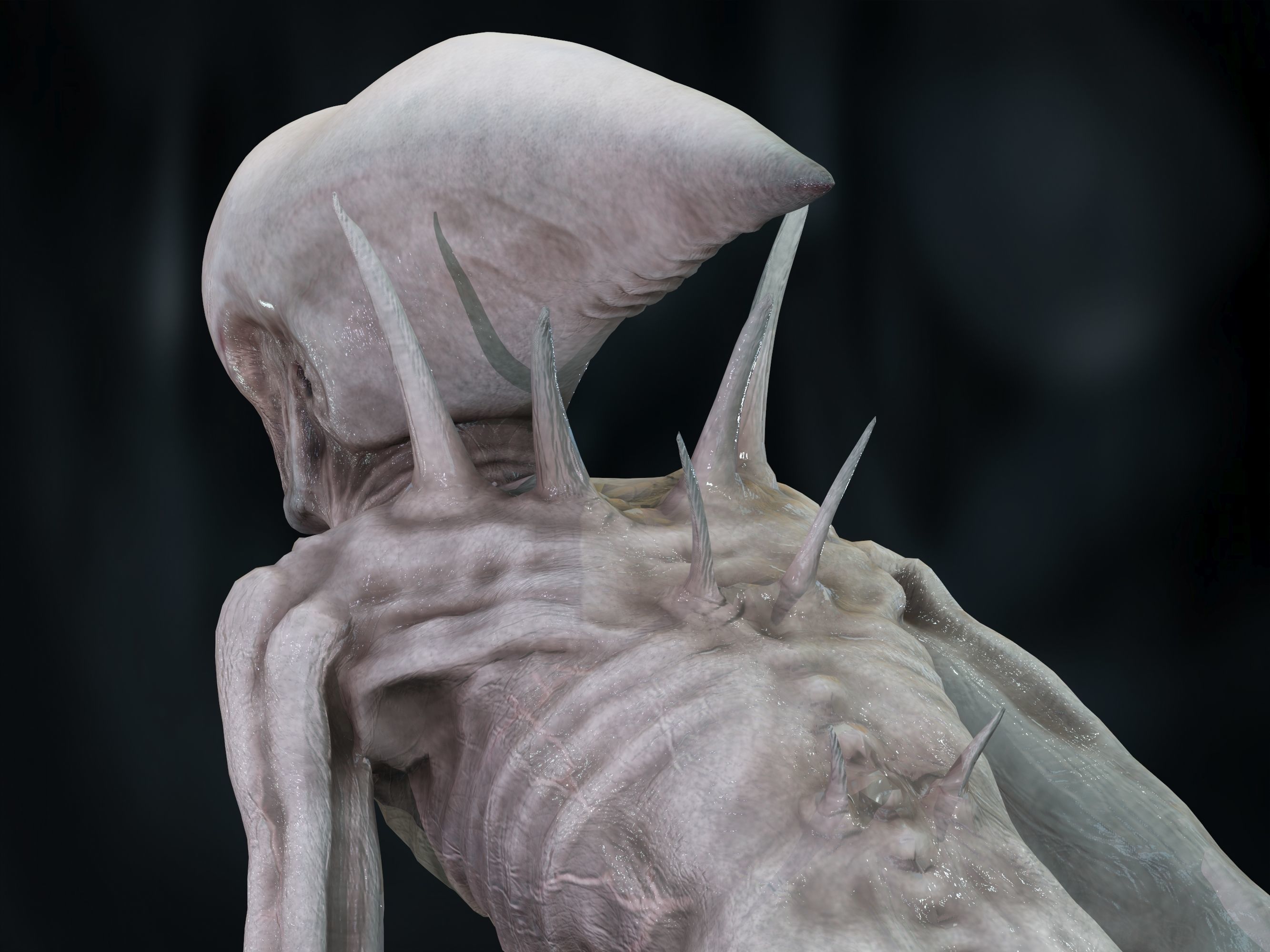 Neomorph Low-poly 3D model_11