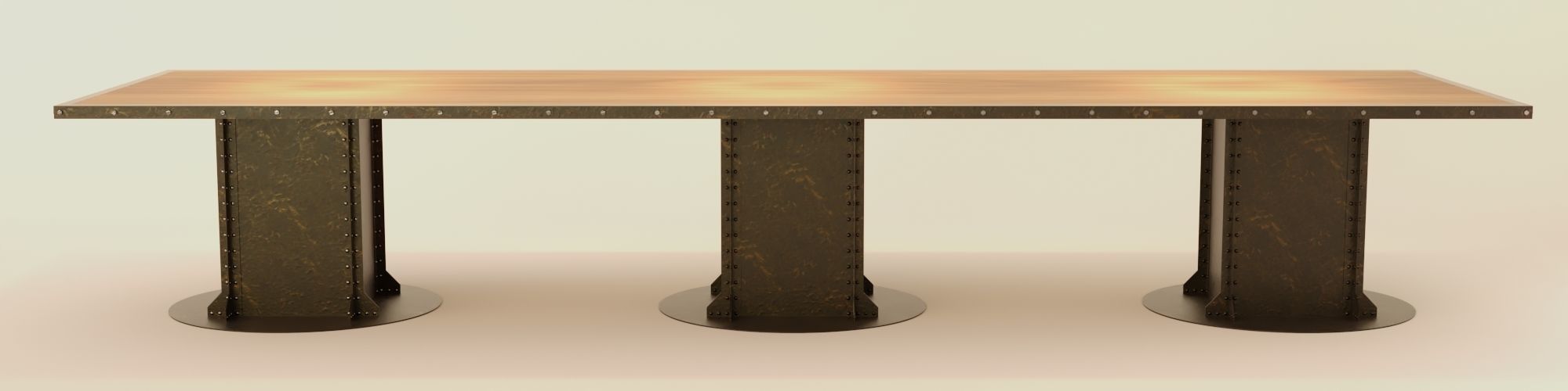 Big Table - Industrial 3D model_7