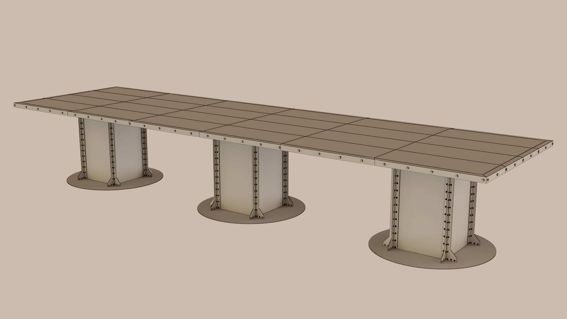 Big Table - Industrial 3D model_2