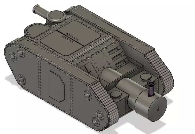 MKII Steamer Tank 3D print model