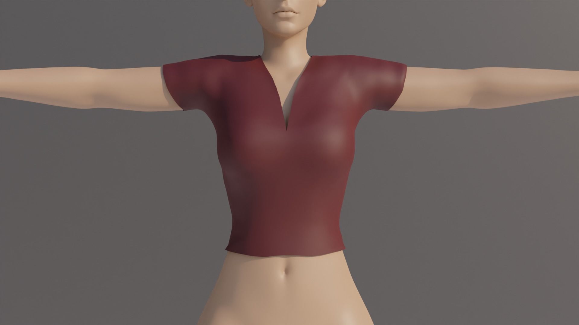Female Shirt Pack - 17 Designs 3D model_19
