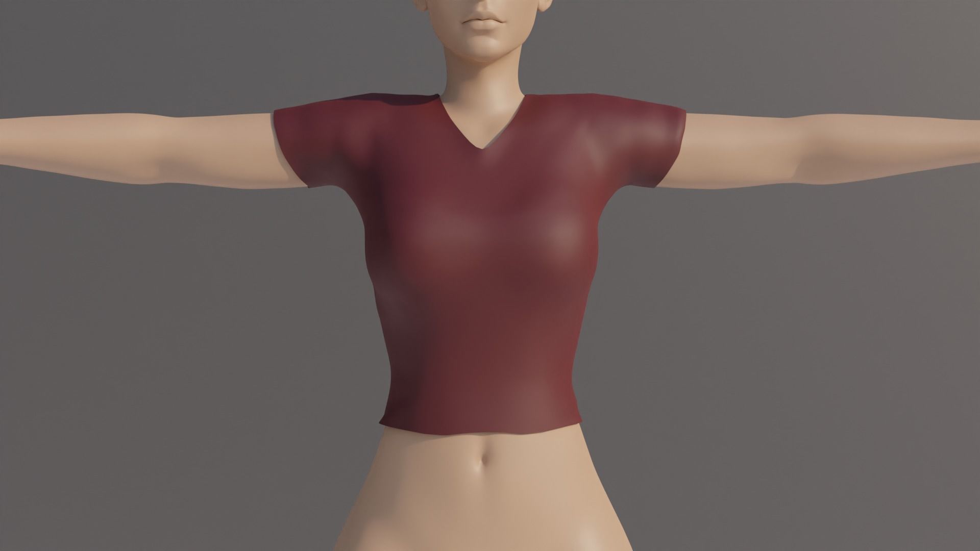 Female Shirt Pack - 17 Designs 3D model_17