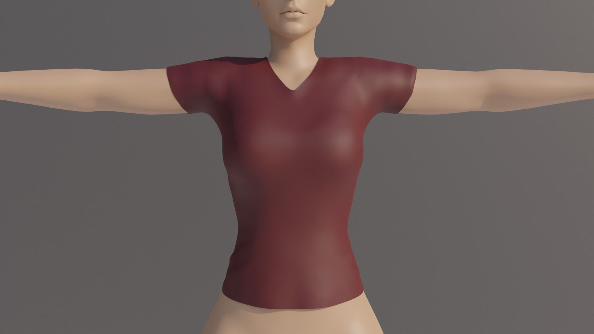 Female Shirt Pack - 17 Designs 3D model_6