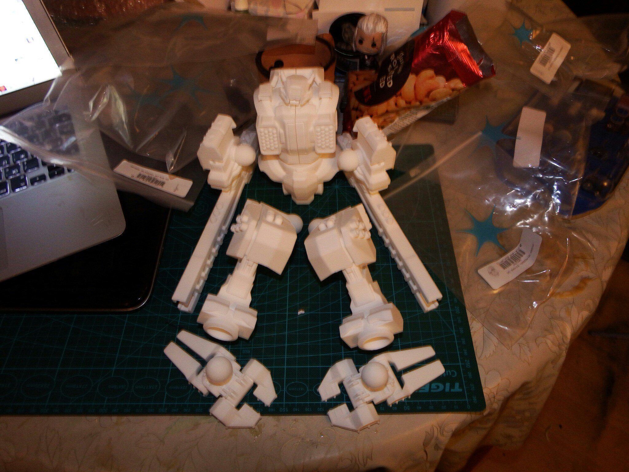 28mm Heavy Support Mech Kit - Surge 3D print model_1