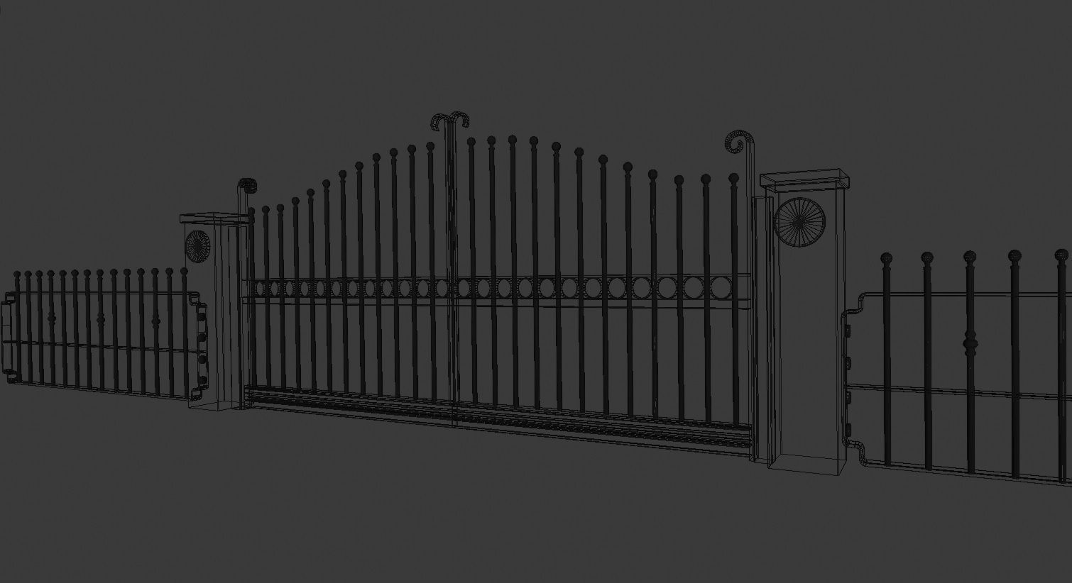 Electric Gates 3D Model 3D model_17