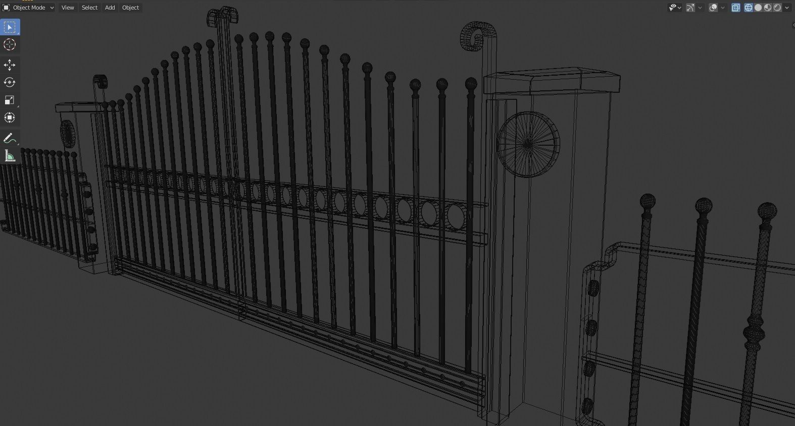 Electric Gates 3D Model 3D model_20