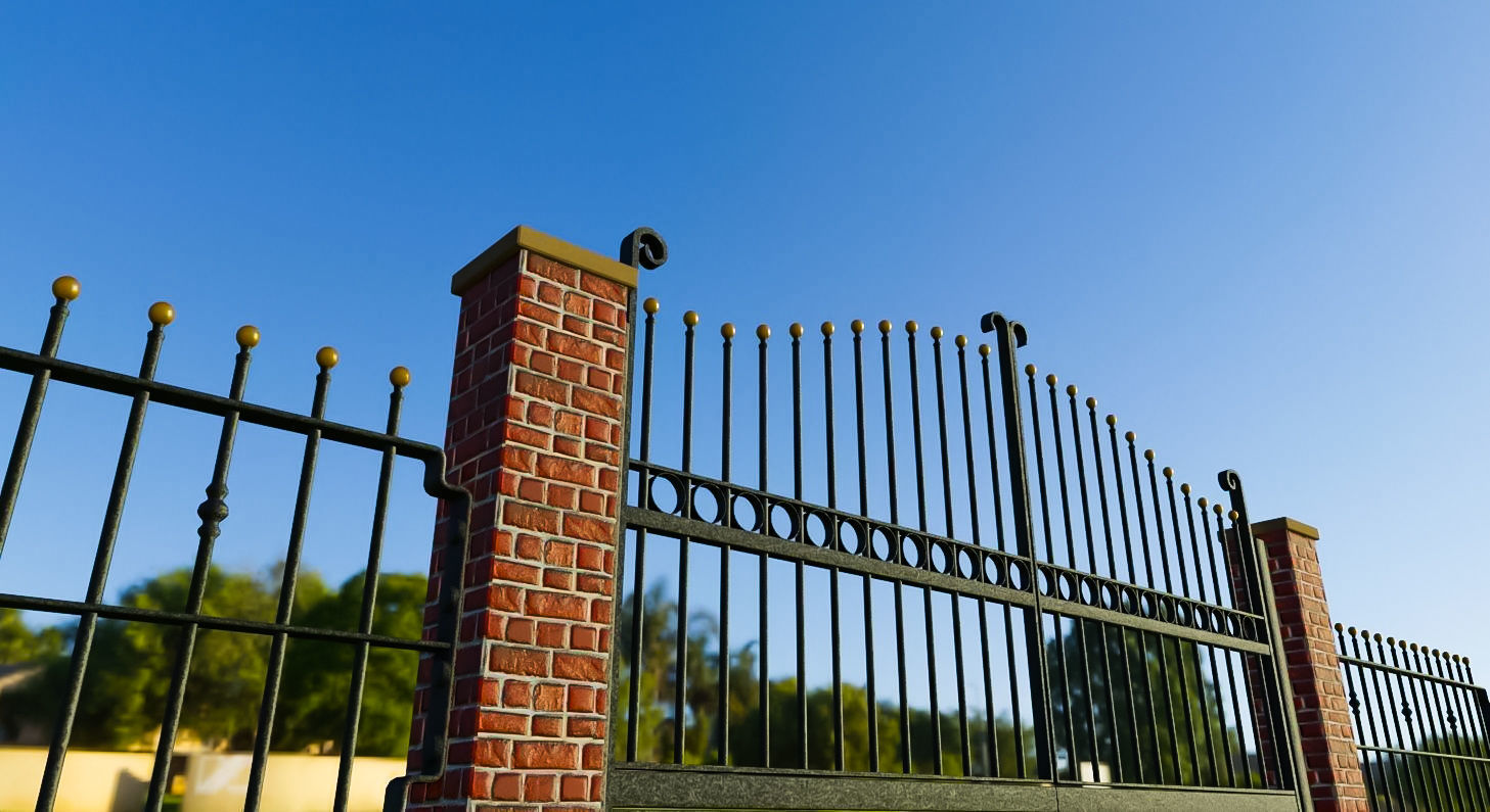 Electric Gates 3D Model 3D model_3