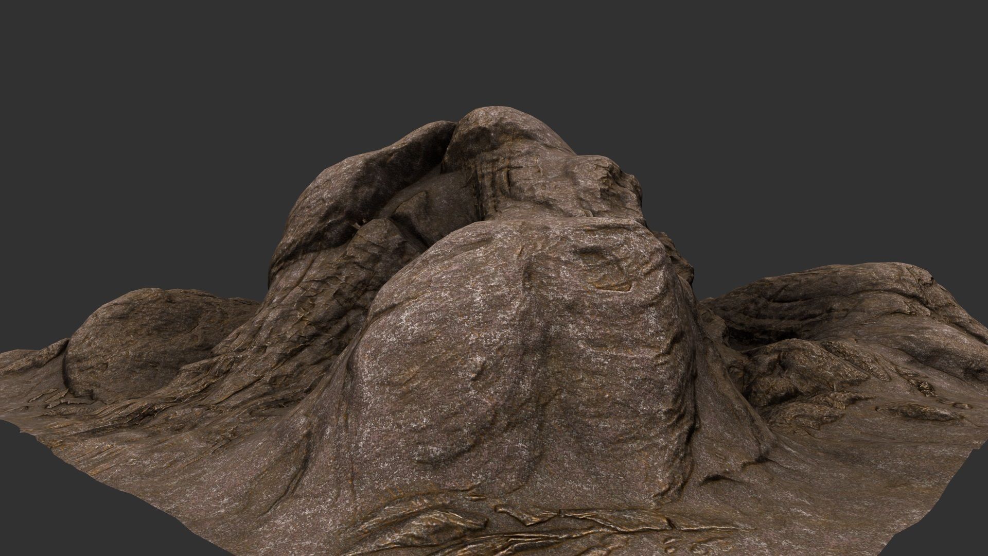 rock  mount 3D model_12