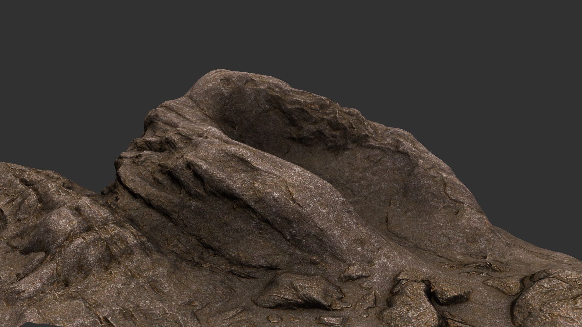 rock  mount 3D model_11