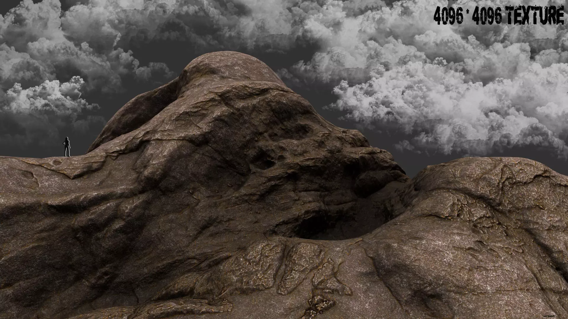 rock  mount 3D model_0