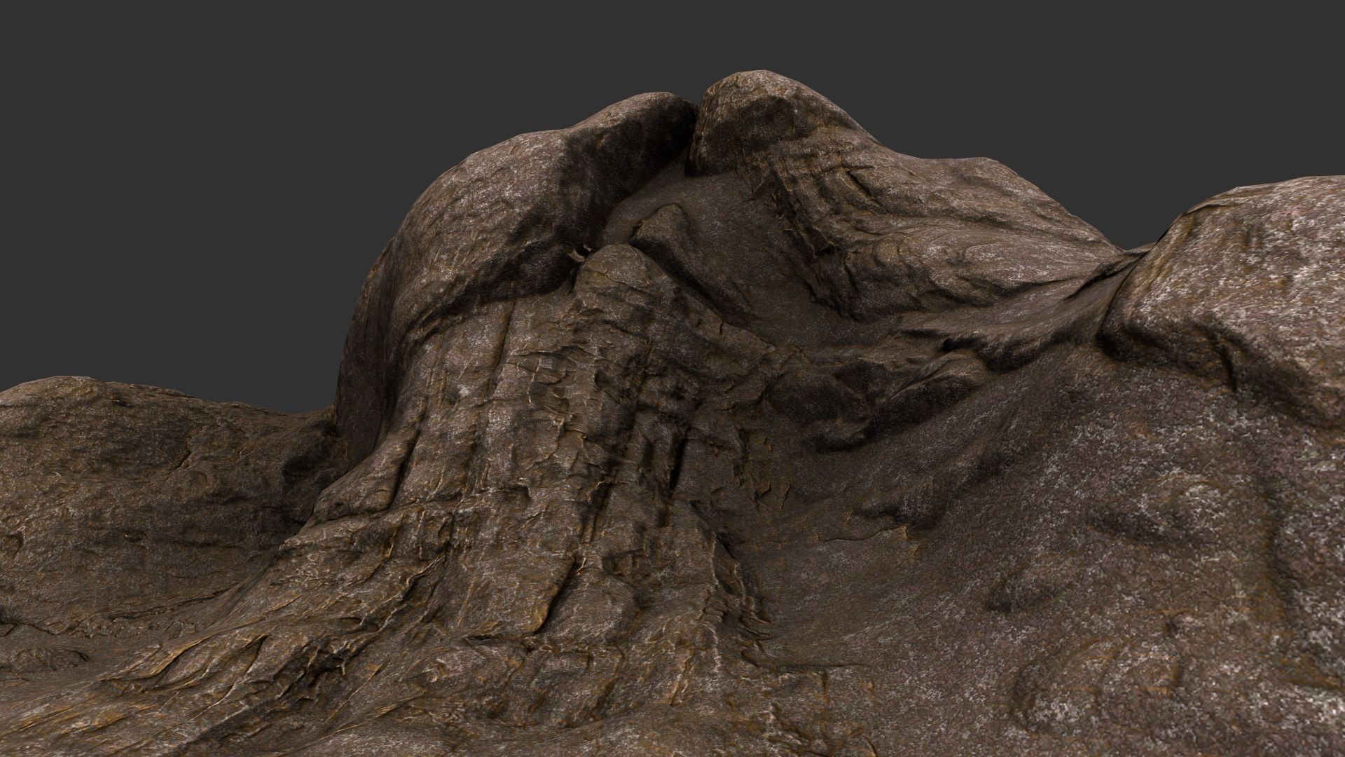 rock  mount 3D model_3