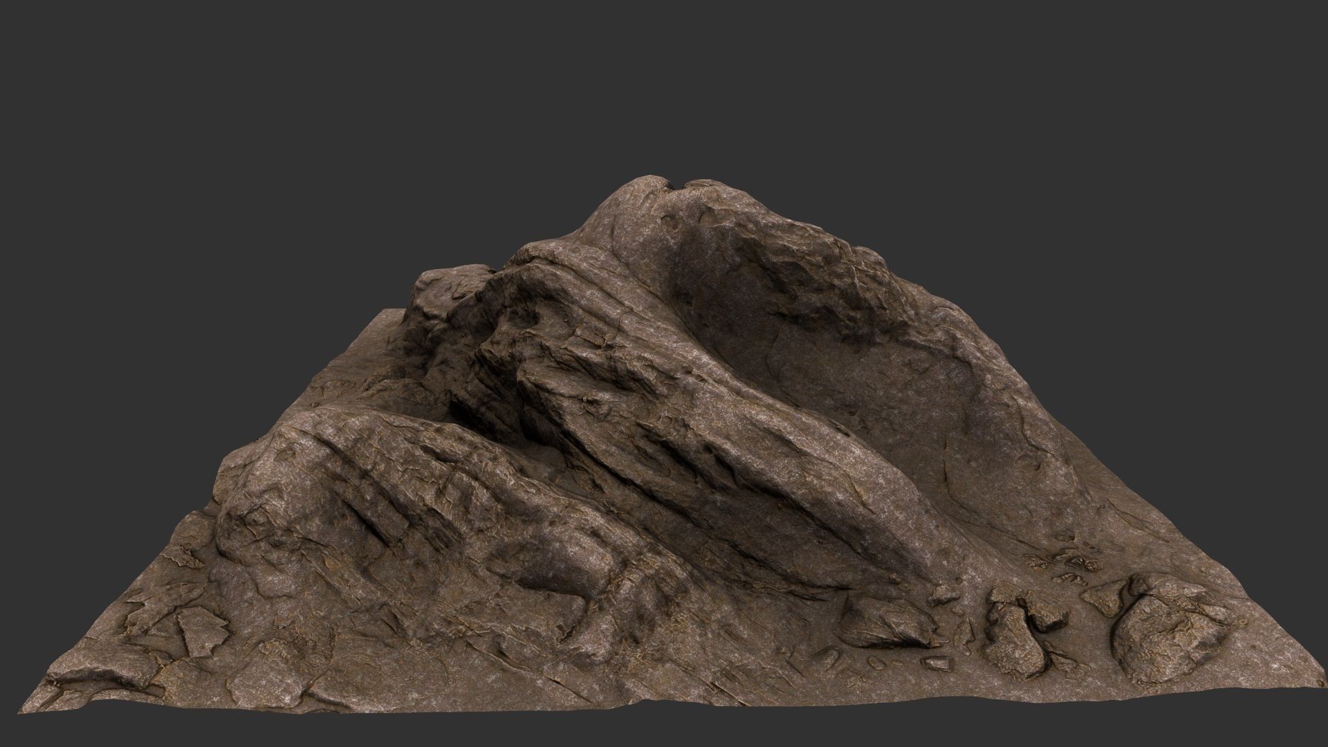 rock  mount 3D model_6
