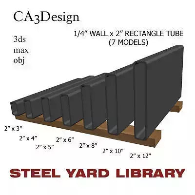 1 4in Wall x2in Rectangle Tube