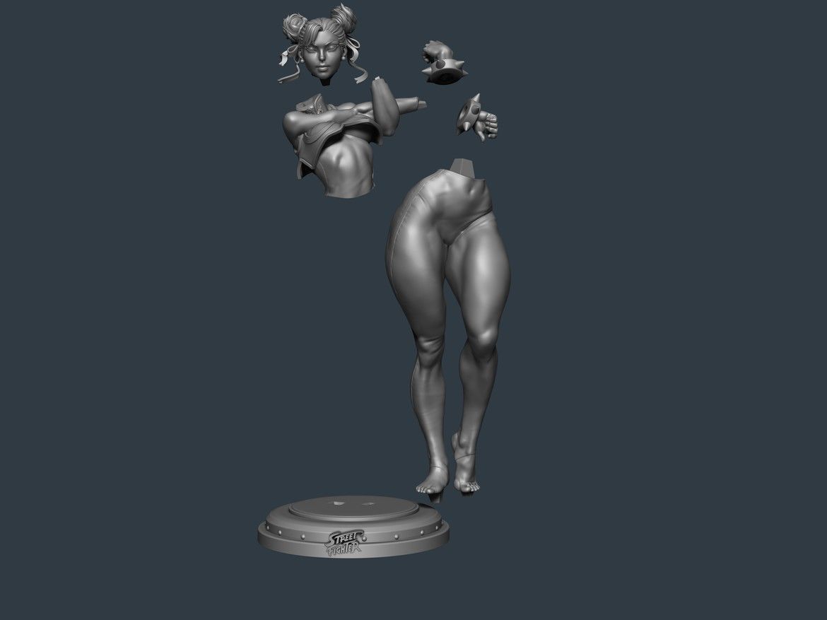 ChunLi for Print 3D print model_6
