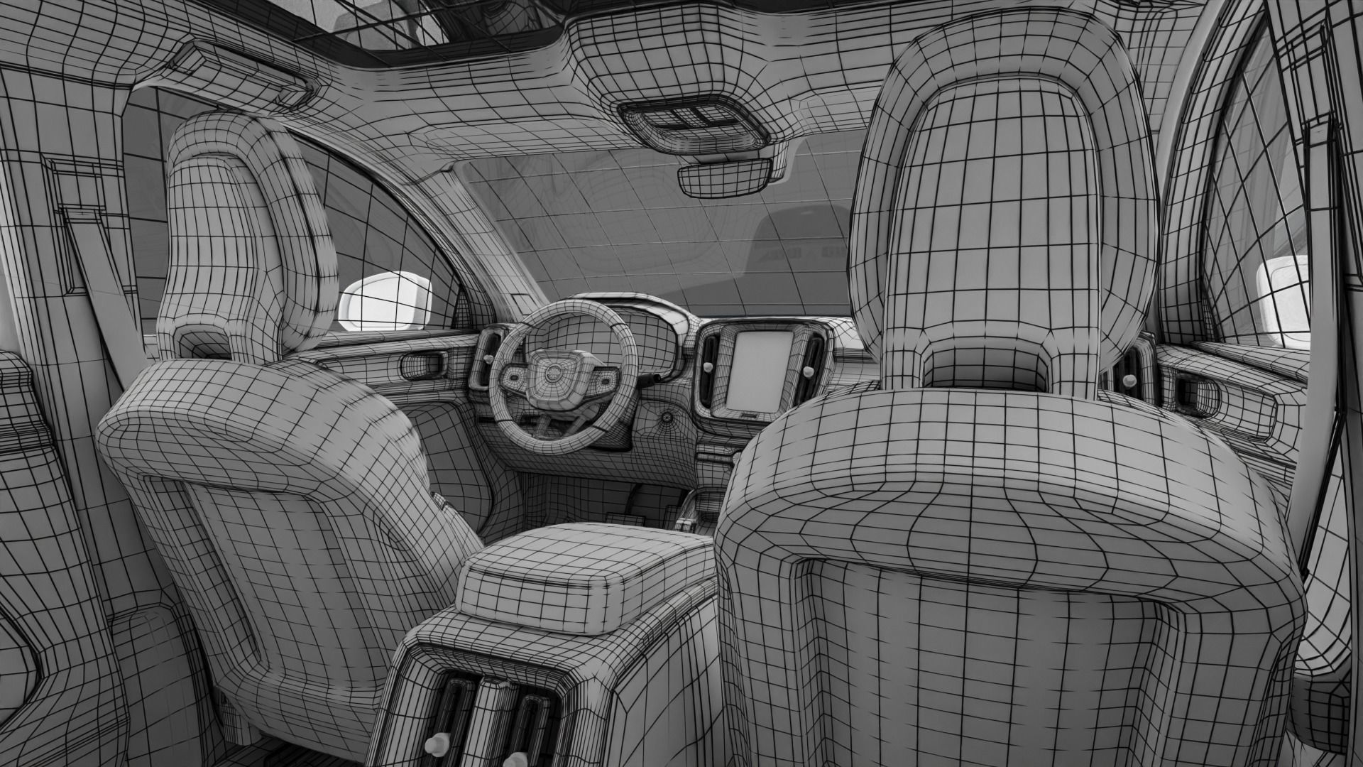 Volvo C40 Recharge 2022 3D model_9