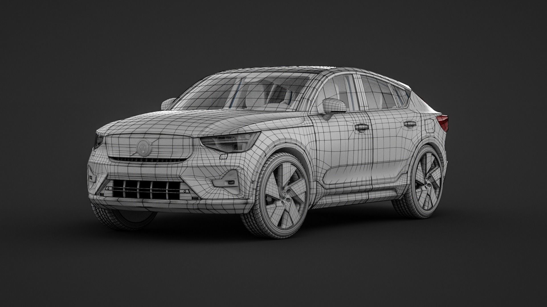 Volvo C40 Recharge 2022 3D model_7
