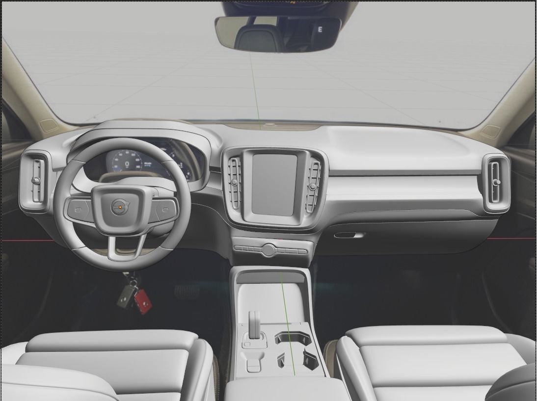 Volvo C40 Recharge 2022 3D model_13